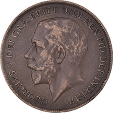 Coin, Great Britain, George V, Penny, 1911, EF(40-45), Bronze, KM:810