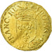 Coin, France, Charles IX, Ecu d'or, 1566, Rouen, AU(50-53), Gold, Sombart:4904