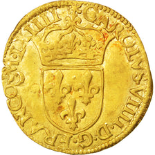 Charles IX, Écu d'or au soleil, 1er type, 1564 K, Bordeaux, Sombart 4904