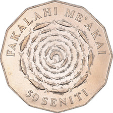 Monnaie, Tonga, King Taufa'ahau Tupou IV, 50 Seniti, 1975, Royal Australian