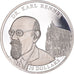 Munten, Liberia, 20 Dollars, 2002, Karl Renner, UNC-, Zilver