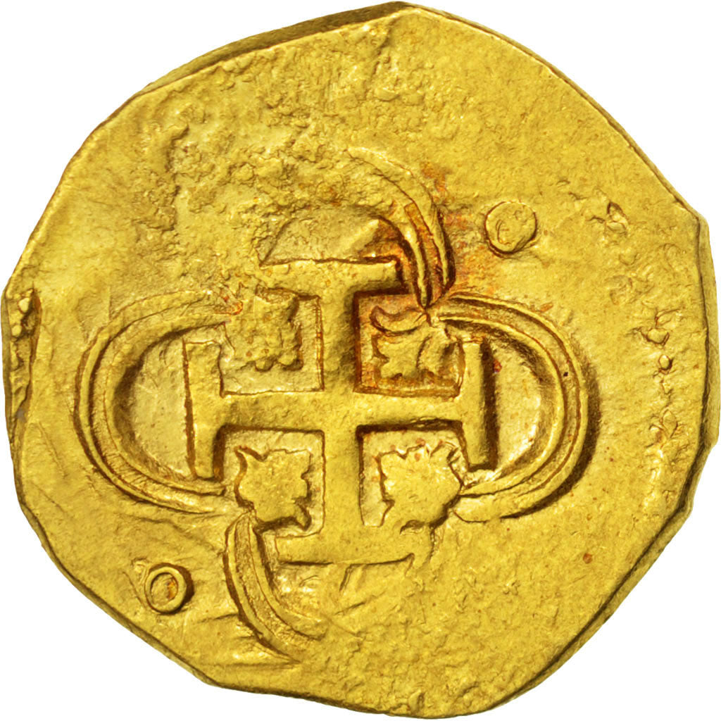 Spain, 2 Escudos, Sevilla, EF(40-45), Gold, 6.77