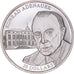 Münze, Liberia, 20 Dollars, 2002, Konrad Adenauer, UNZ, Silber