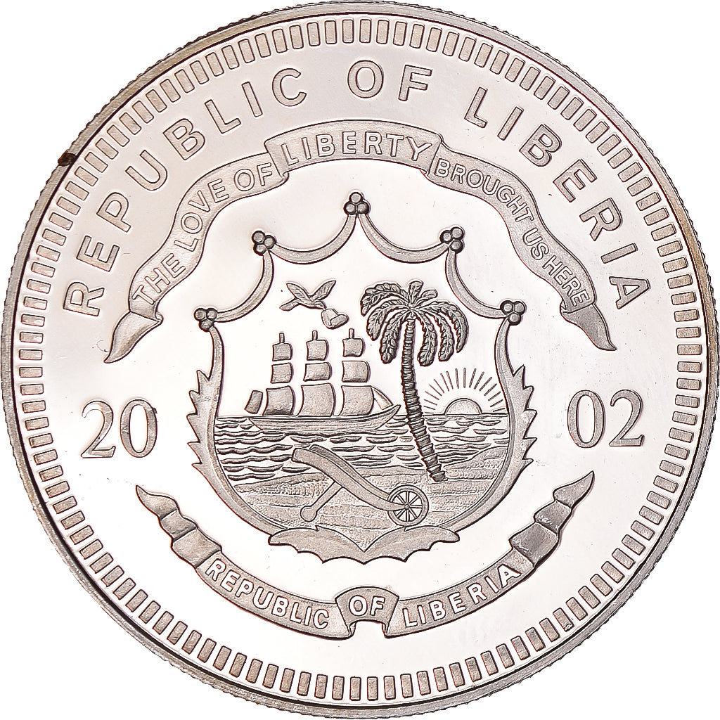 Münze, Liberia, 20 Dollars, 2002, Marques de Pombal, UNZ, Silber