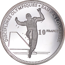 Monnaie, République démocratique du Congo, 10 Francs, 2000, SPL, Argent, KM:44