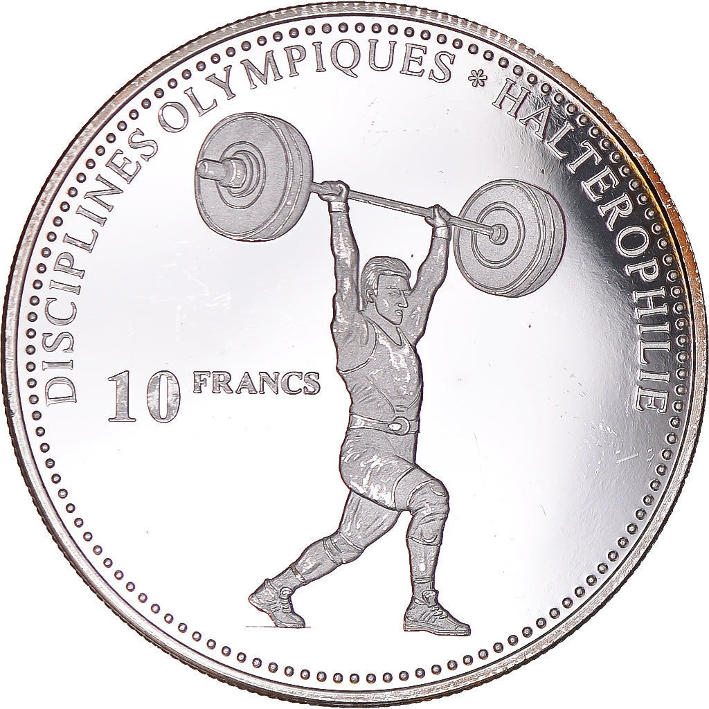 Münze, CONGO, DEMOCRATIC REPUBLIC, 10 Francs, 2000, UNZ, Silber, KM:47