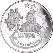 Francja, medal, Europa, 2000, Luxembourg, MS(63), Srebro