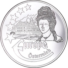 Francja, medal, Europa, 1997, Austria, MS(63), Srebro
