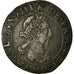 Coin, France, Louis XIII, Double Lorrain, 1635, Stenay, VF(30-35), Copper