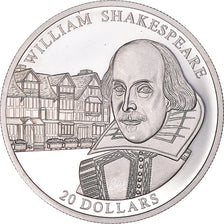 Münze, Liberia, 20 Dollars, 2003, W. Shakespeare, UNZ, Silber
