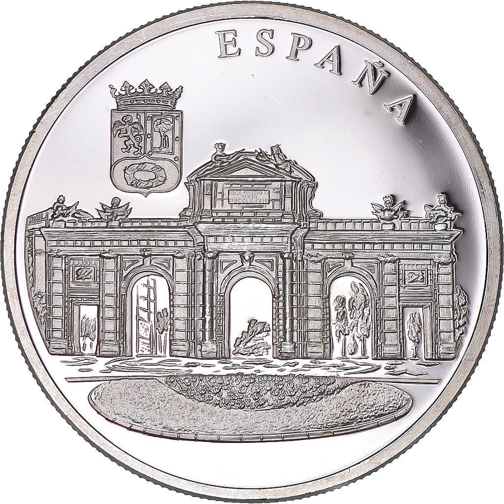 France, 10 Euro, Europa, 1996, Spain, MS(63), Silver