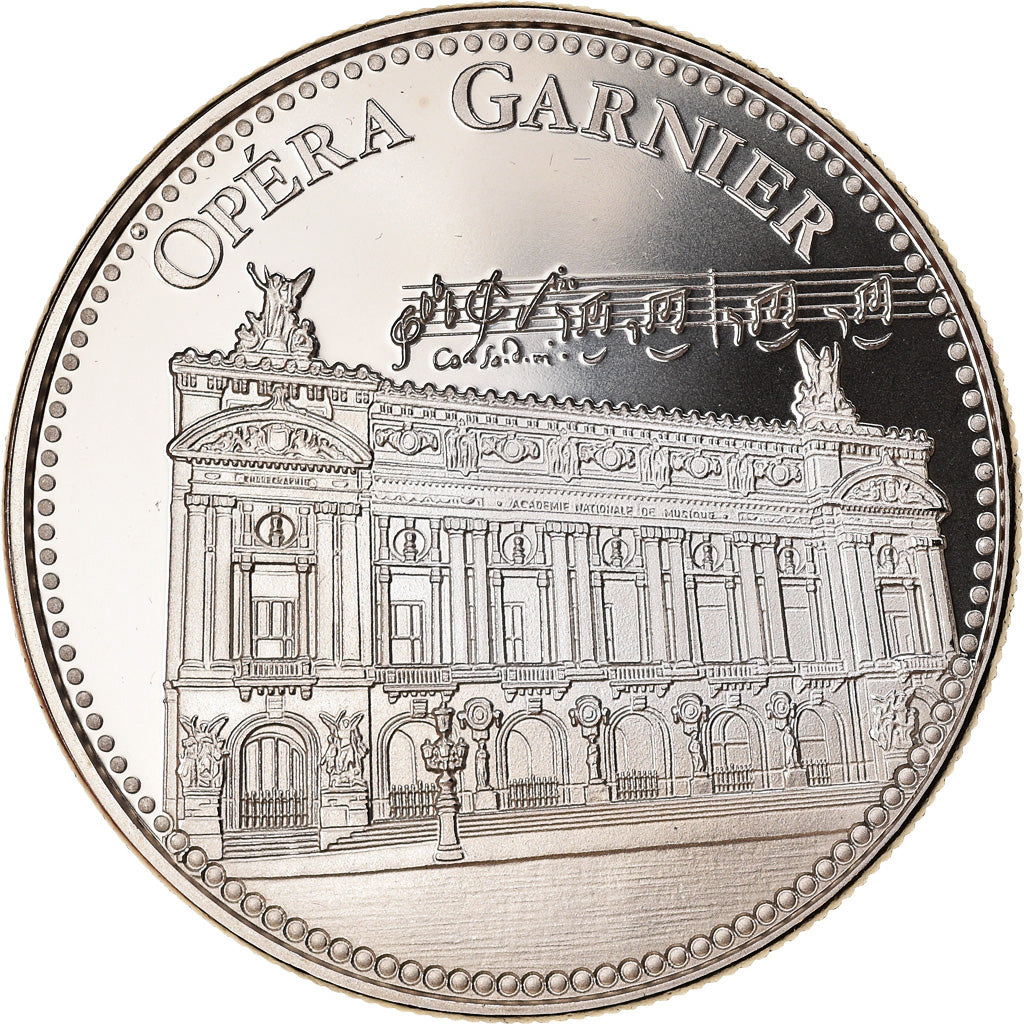 France, Medal, Les plus beaux trésors du patrimoine de France, Opéra Garnier