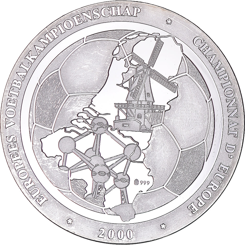 Frankrijk, Medaille, European Cup, 2000, Germany, UNC-, Zilver
