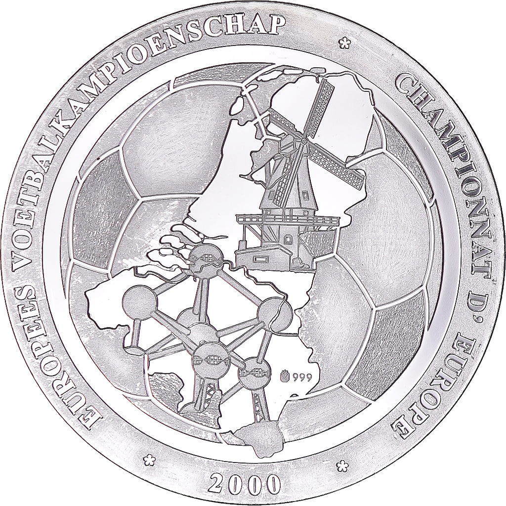 Frankrijk, Medaille, European Cup, 2000, Netherlands, UNC-, Zilver
