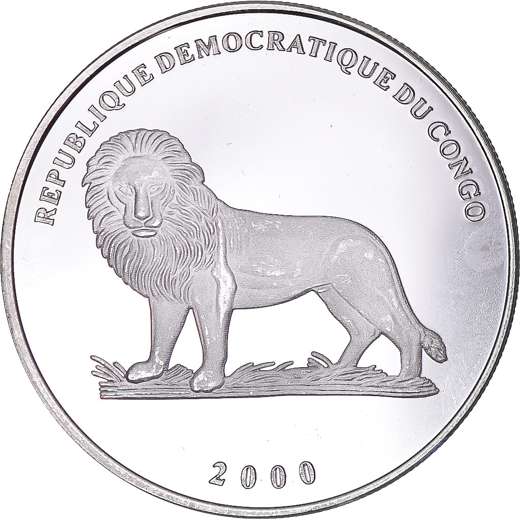 Monnaie, République démocratique du Congo, 10 Francs, 2000, Tennis, SUP