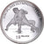 Moeda, CONGO, REPÚBLICA DEMOCRÁTICA, 10 Francs, 2000, Wrestler, MS(63), Prata