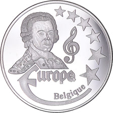 France, Medal, Europa, 1998, Belgium, MS(63), Silver