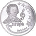 France, Medal, Europa, 1998, Belgium, MS(63), Silver