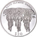 Munten, Liberia, Olympic Games, 20 Dollars, 2000, Three cyclists, UNC-, Zilver