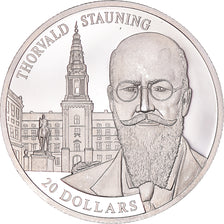 Münze, Liberia, 20 Dollars, 2002, T. Stauning, UNZ, Silber