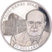 Coin, Liberia, 20 Dollars, 2002, Paul-Henri Spaak, MS(63), Silver