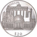 Monnaie, Libéria, 20 Dollars, 2000, Berlin, SPL, Argent