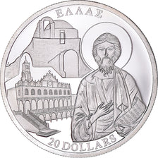 Münze, Liberia, 20 Dollars, 2001, Greece, UNZ, Silber