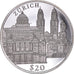 Münze, Liberia, 20 Dollars, 2000, Zurich, UNZ, Silber