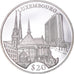 Monnaie, Libéria, 20 Dollars, 2000, Luxembourg, SPL, Argent