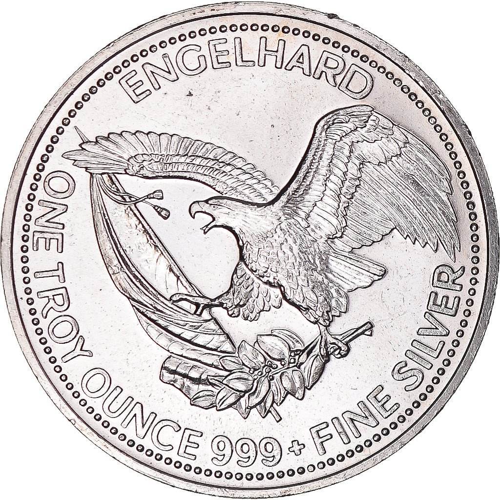 United States, One Ounce, Engelhard, 1987, American Prospector, MS(63), Silver