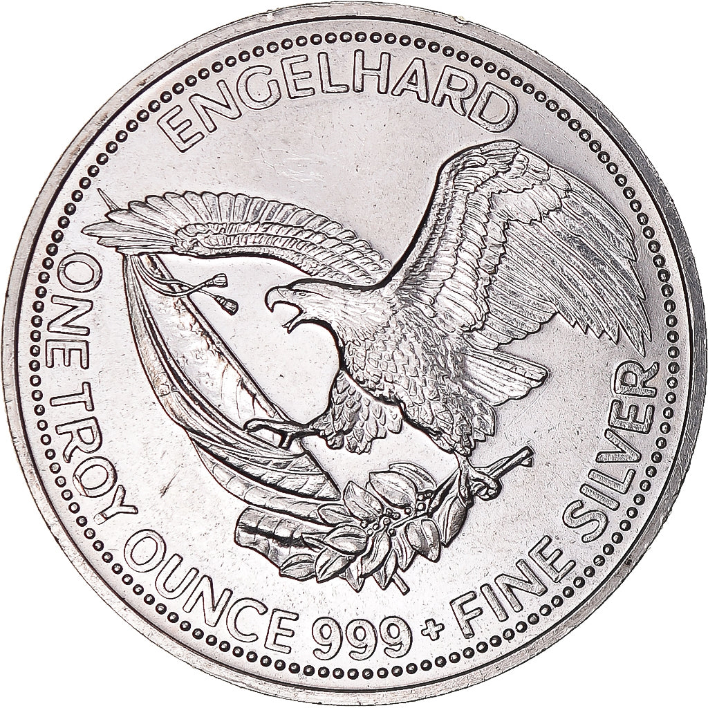 United States, One Ounce, Engelhard, 1987, American Prospector, MS(63), Silver
