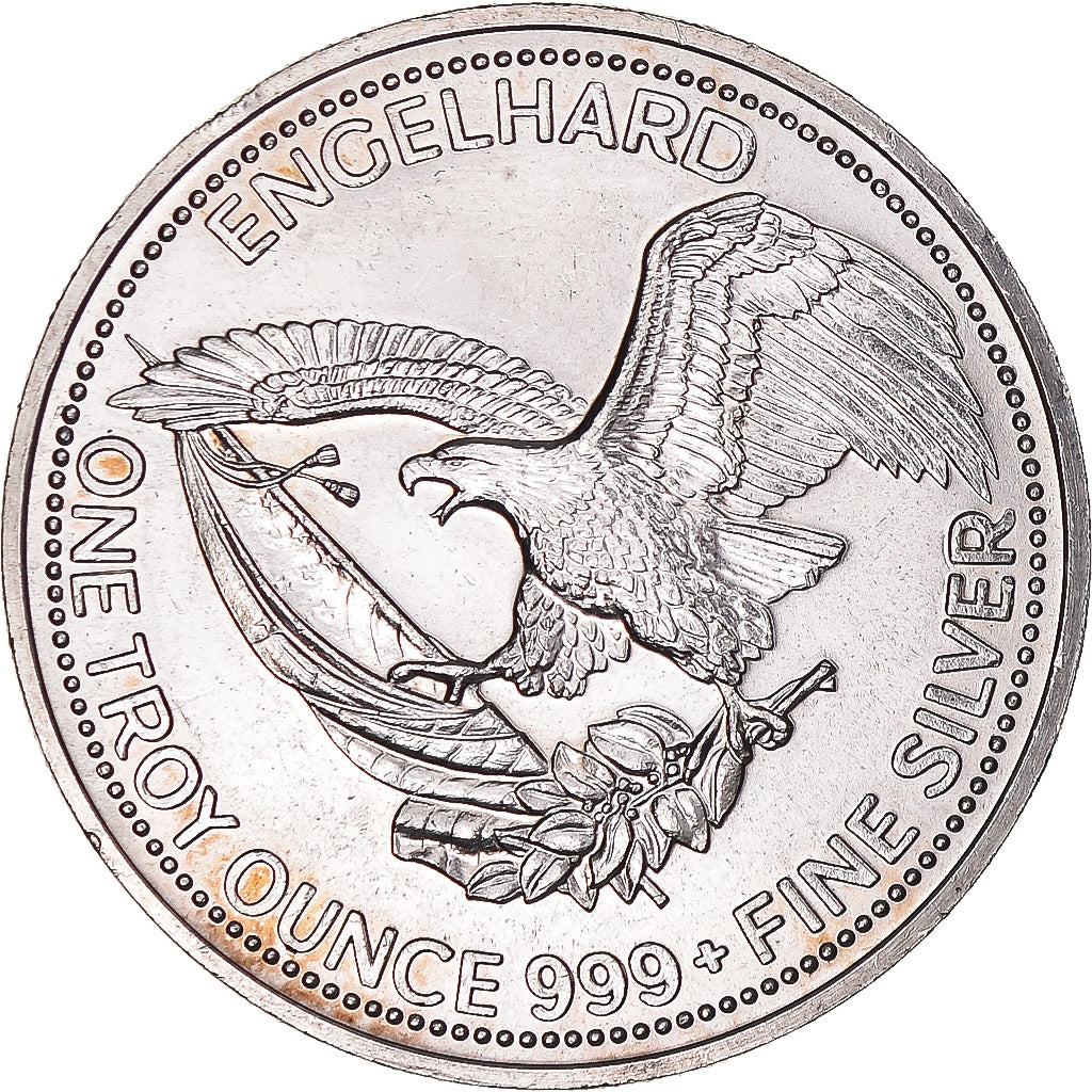 United States, One Ounce, Engelhard, 1987, American Prospector, MS(63), Silver