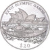 Moneda, Liberia, Olympic Games, 20 Dollars, 2000, Canoe Kayak, SC, Plata