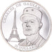 Münze, Liberia, 20 Dollars, 2002, Charles de Gaulle, UNZ, Silber