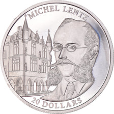 Münze, Liberia, 20 Dollars, 2003, Michel Lentz, UNZ, Silber