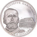 Munten, Liberia, 20 Dollars, 2002, Giuseppe Garibaldi, UNC-, Zilver