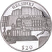 Coin, Liberia, 20 Dollars, 2000, Helsinki, MS(63), Silver