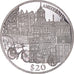 Moneta, Liberia, 20 Dollars, 2004, Amsterdam, MS(63), Srebro