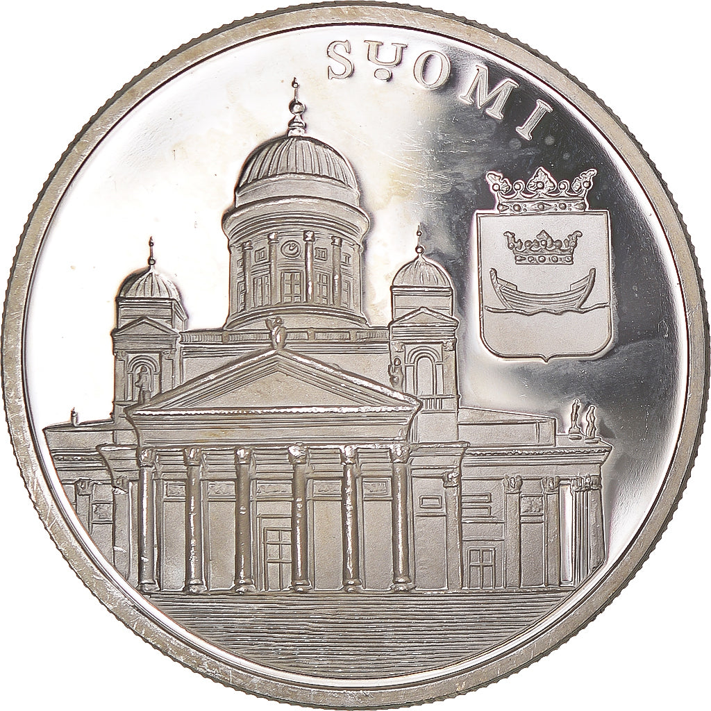 France, Medal, Europa, 1996, Finland, AU(55-58), Silver