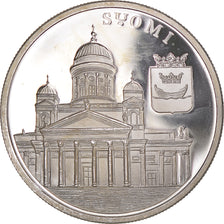 France, Medal, Europa, 1996, Finland, AU(55-58), Silver