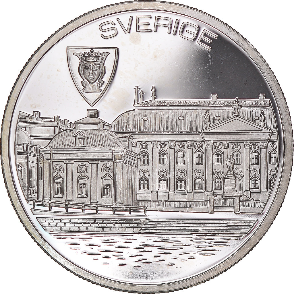 France, Medal, Europa, 1996, Sweden, MS(63), Silver