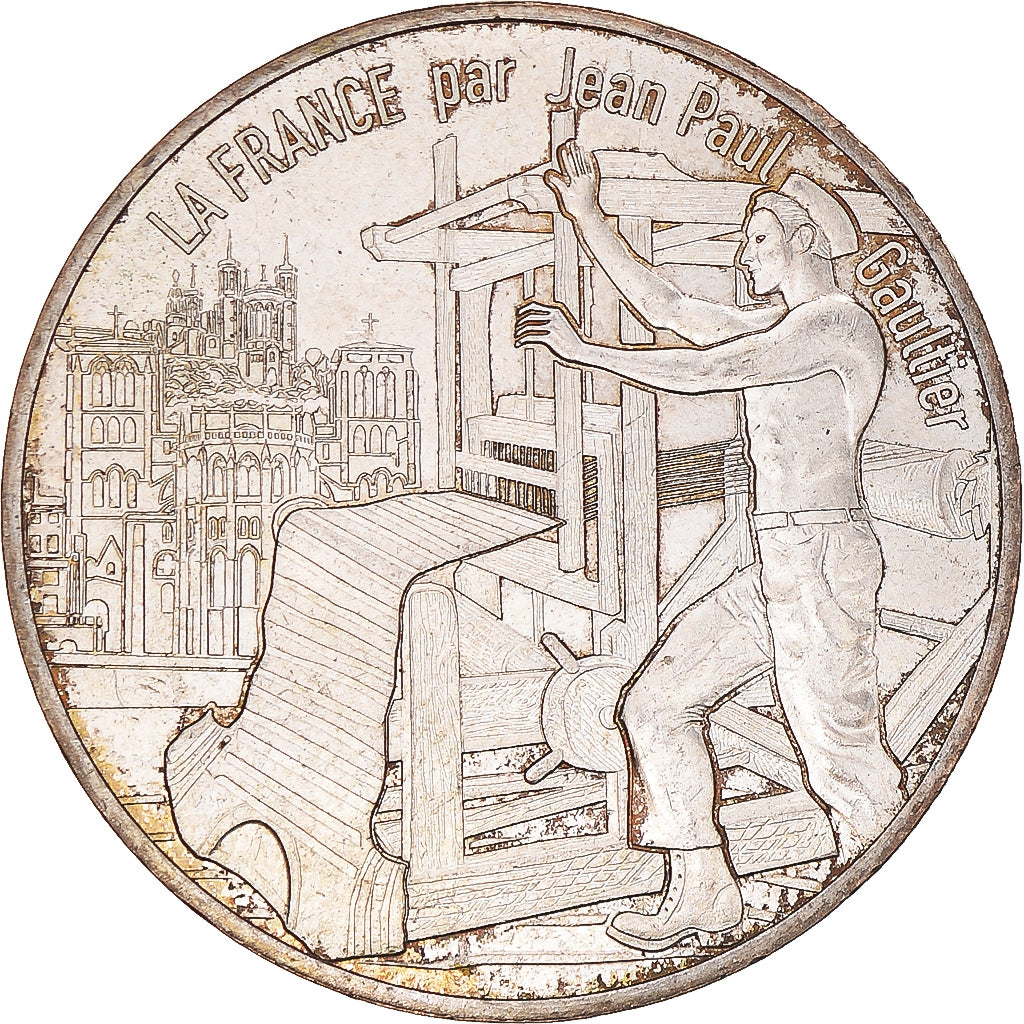 Francia, Monnaie de Paris, 10 Euro, Jean-Paul Gaultier (Lyon la lumineuse)