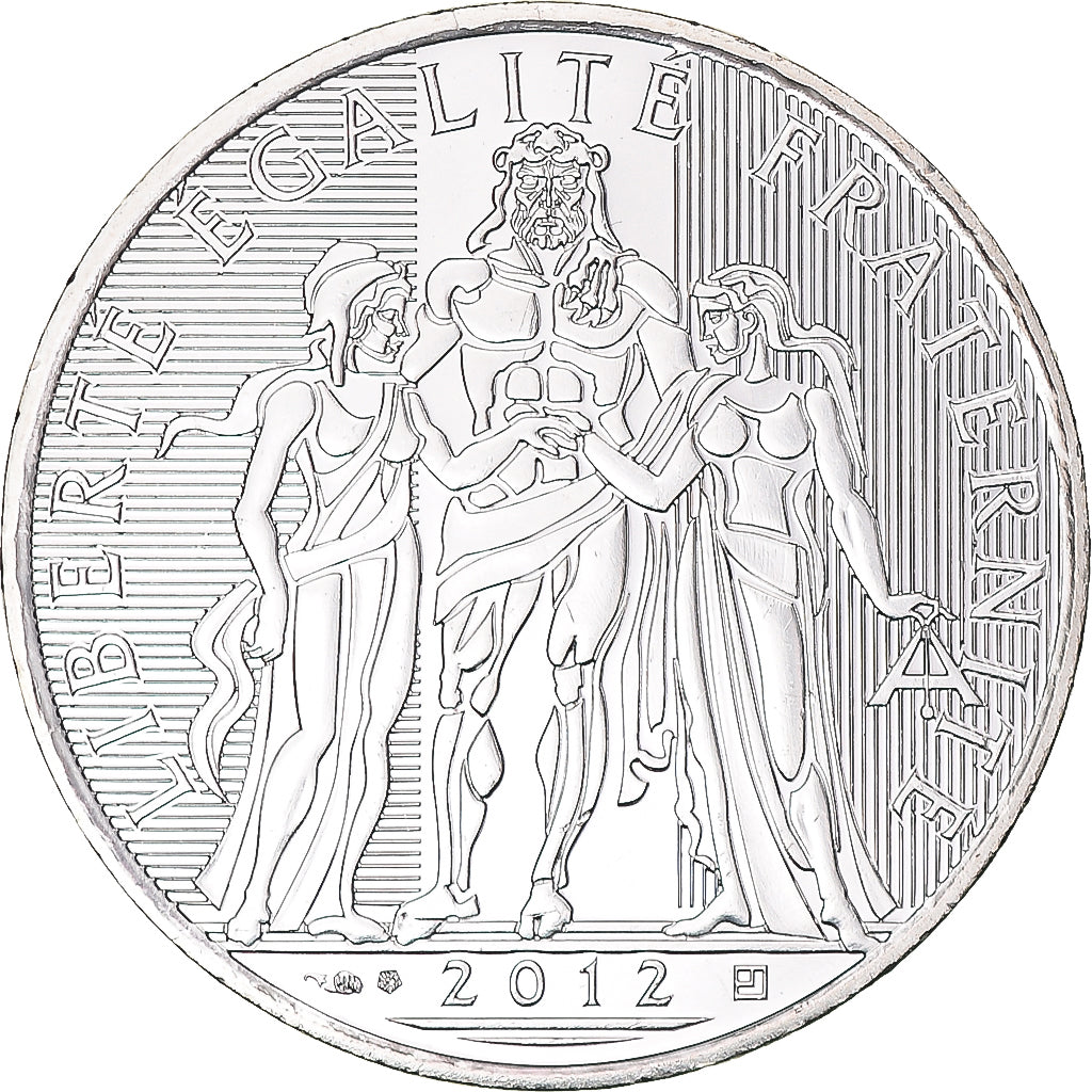 Francia, 10 Euro, Hercule, 2012, Paris, SPL, Argento, Gadoury:EU 516, KM:2073