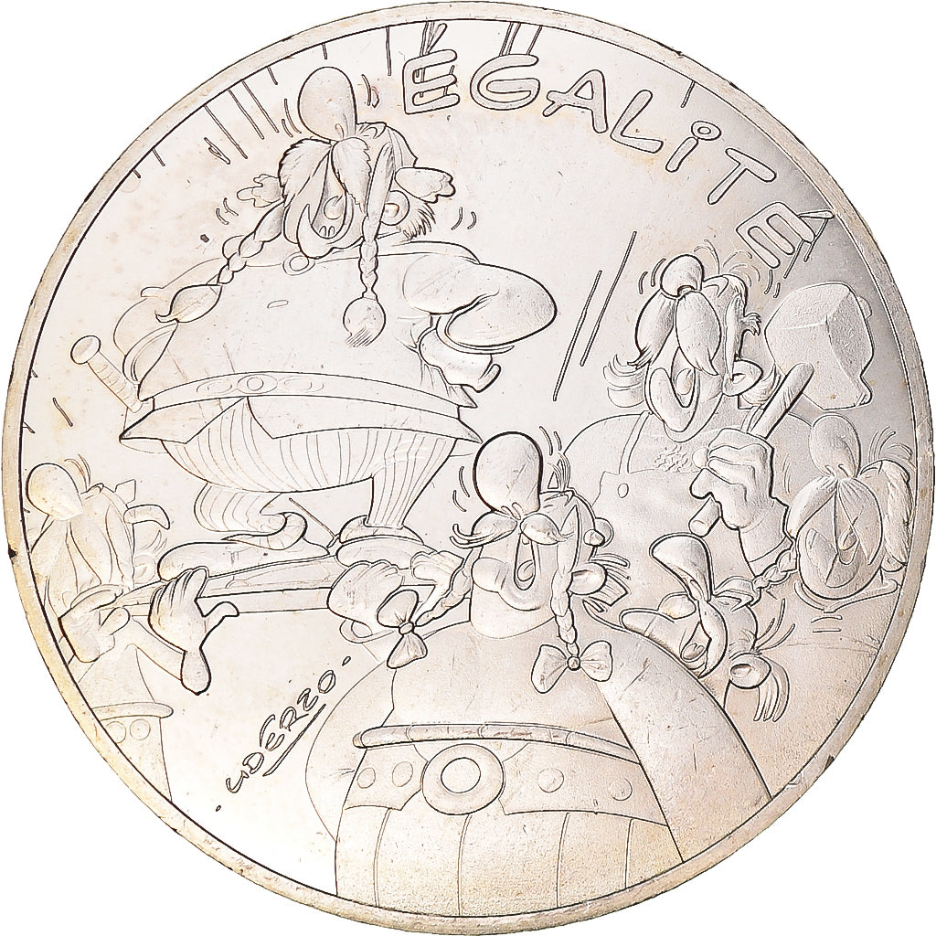 França, Monnaie de Paris, 10 Euro, Astérix Égalité (Le Domaine des dieux)