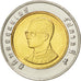 THAILAND, 10 Baht, 2006, KM #227, MS(63), Bi-Metallic, 26, 8.54