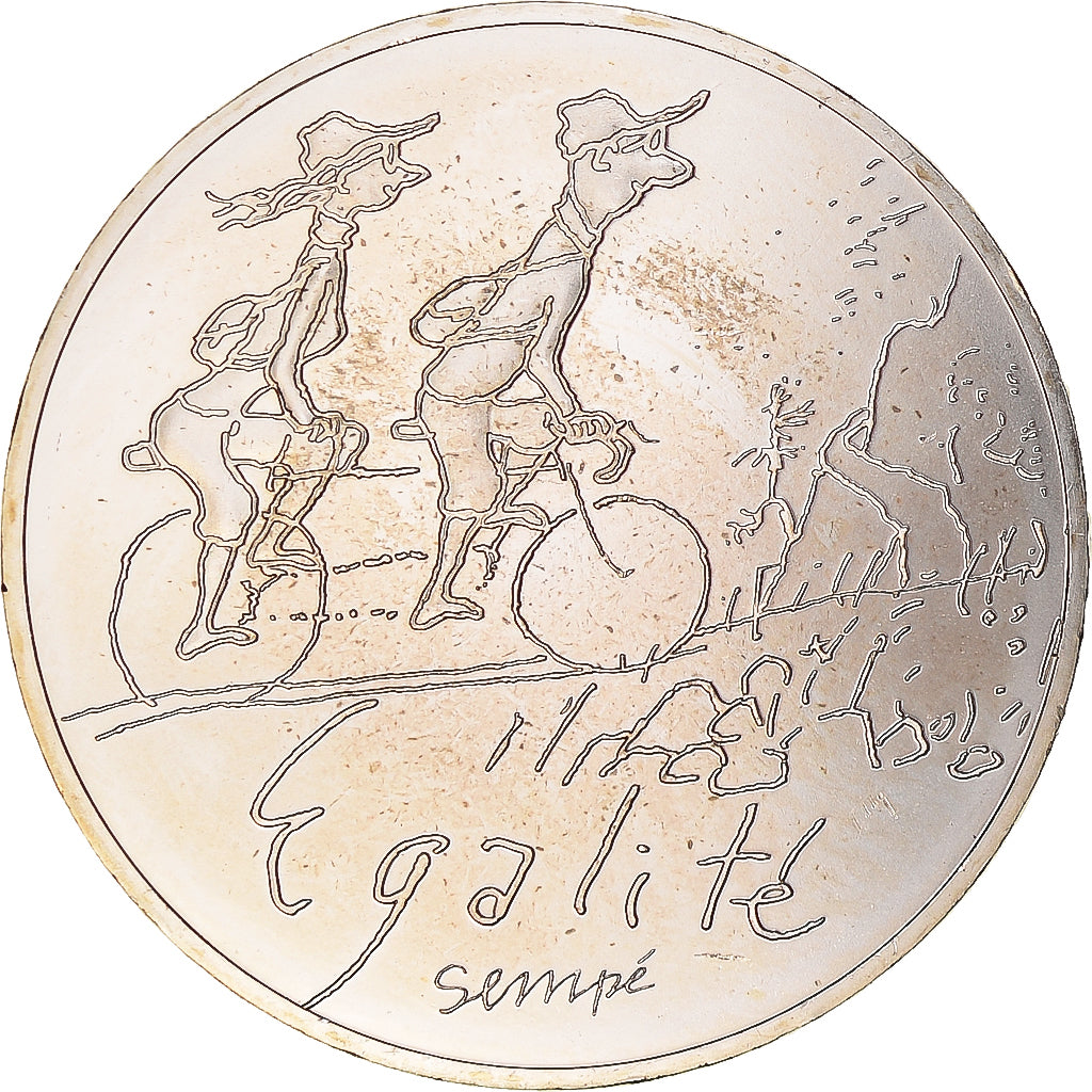 France, 10 Euro, Egalité Printemps Sempé, 2014, SPL+, Argent, Gadoury:EU718