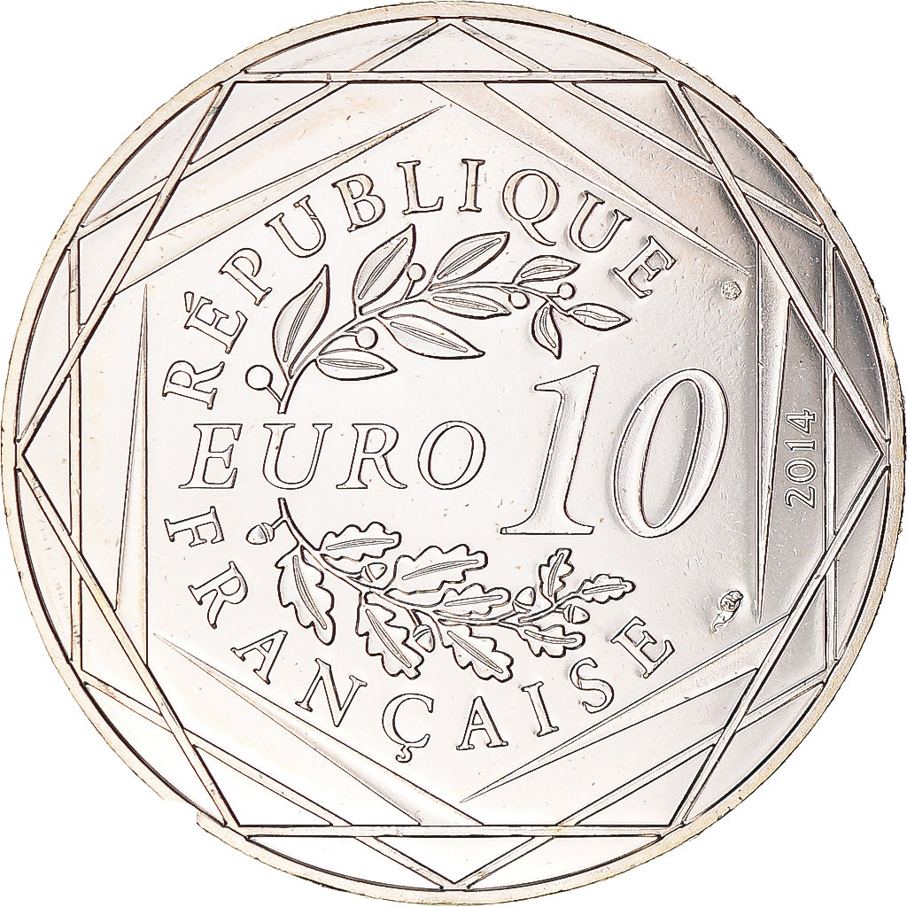 France, 10 Euro, Egalité Printemps Sempé, 2014, SPL+, Argent, Gadoury:EU718