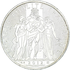 France, 10 Euro, Hercule, 2012, Paris, MS(63), Silver, Gadoury:EU 516, KM:2073