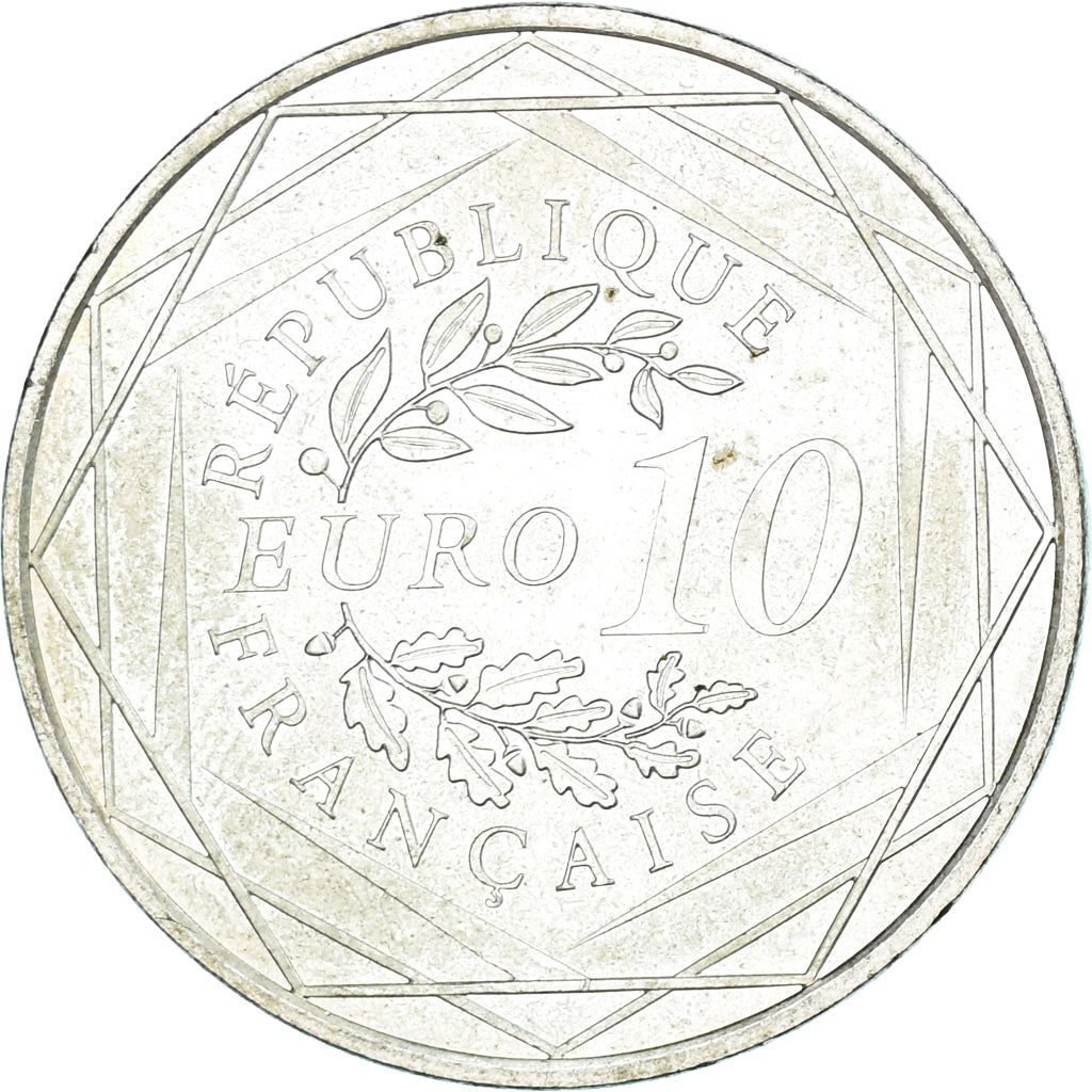 France, 10 Euro, Hercule, 2012, Paris, MS(63), Silver, Gadoury:EU 516, KM:2073