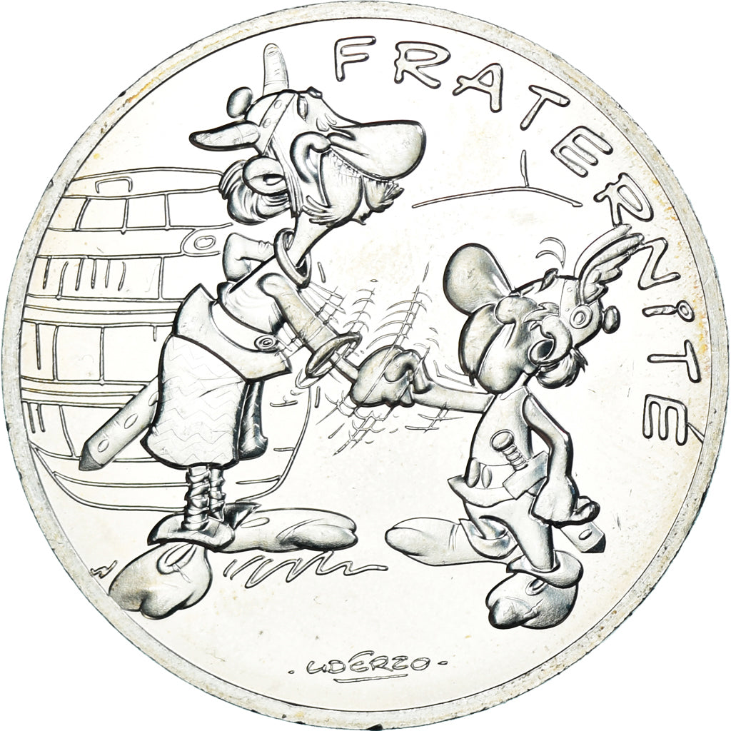 France, 10 Euro, Fraternité, Astérix chez les Bretons, 2015, Paris, MS(63)